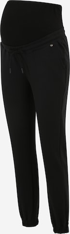 LOVE2WAIT Tapered Pants in Black: front