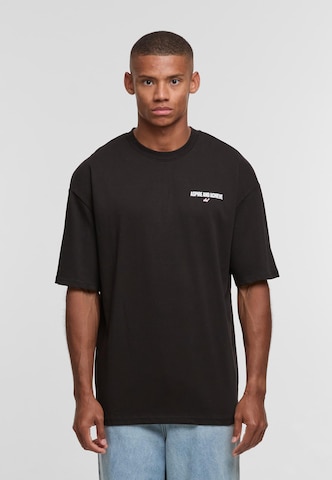 DEF Shirt 'Tictactoe' in Schwarz: Vorderseite