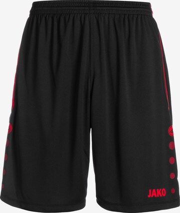 JAKO Workout Pants in Black: front