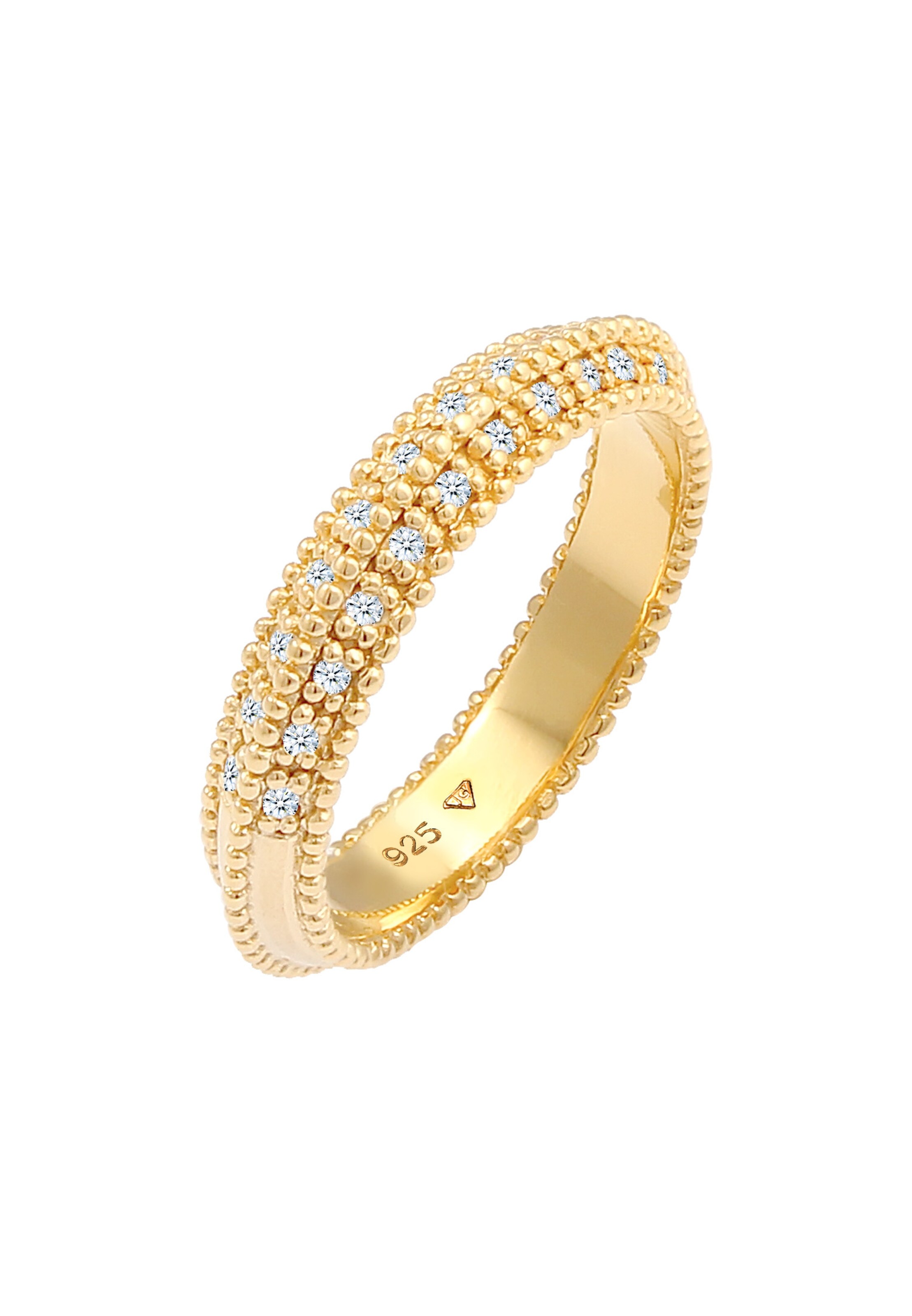 Elli DIAMONDS Ring 'Eternity' in Gold: front