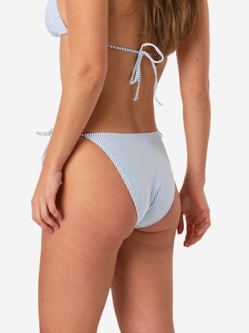 Seaside Bikinibroek 'Seersucker' in Blauw