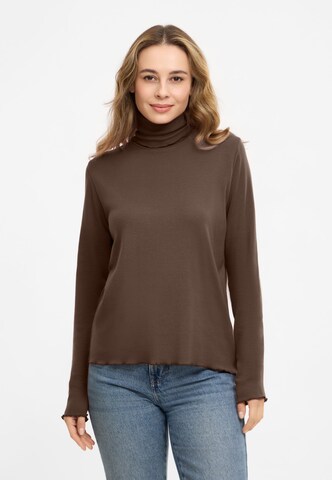 Frieda & Freddies Shirt in Brown: front