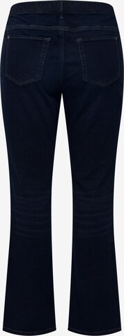 Ulla Popken Flared Jeans in Blau