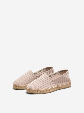 Espadrilles 'Ellen' SELECTED FEMME en gris