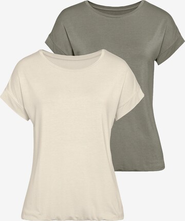 VIVANCE T-shirt i beige