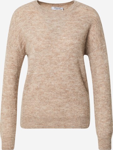 Pull-over 'Femme' MSCH COPENHAGEN en beige : devant