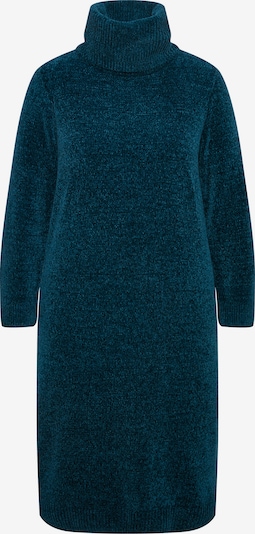 Ulla Popken Strickkleid in petrol, Produktansicht