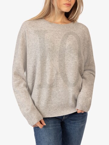 Rainbow Cashmere Pullover in Beige