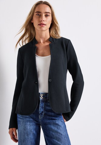 STREET ONE Blazer 'Jacquard' in Blau: Vorderseite