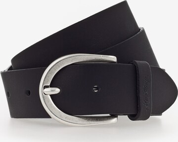 Ceinture MUSTANG en noir : devant