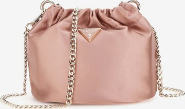 Sac à bandoulière 'Velina' GUESS en rose : devant