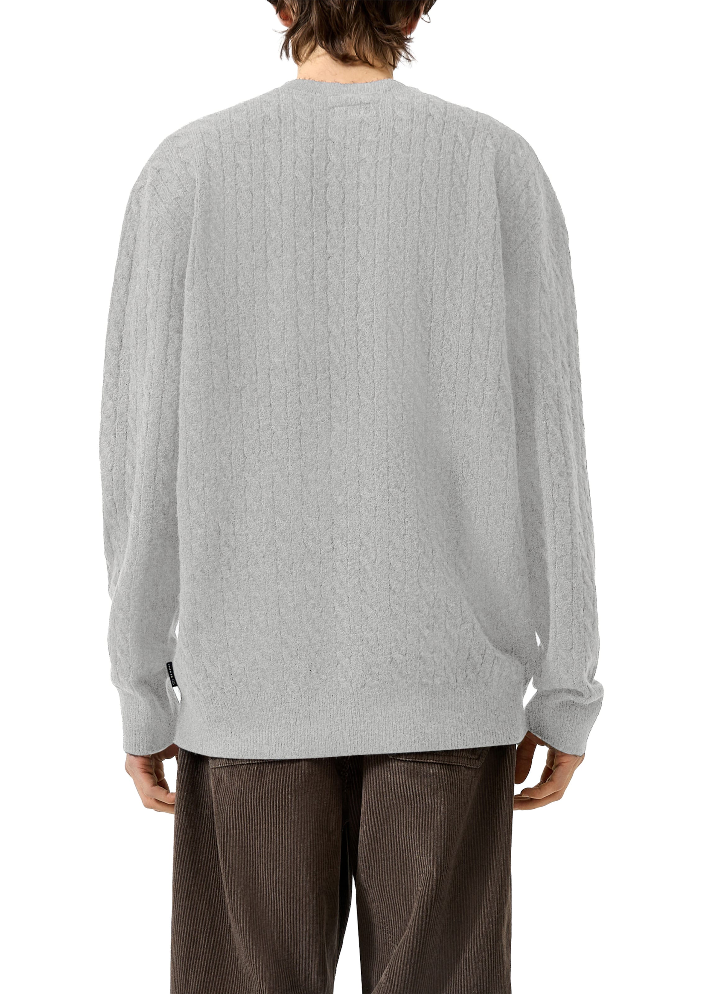 QS Pullover in Grau: Rückseite