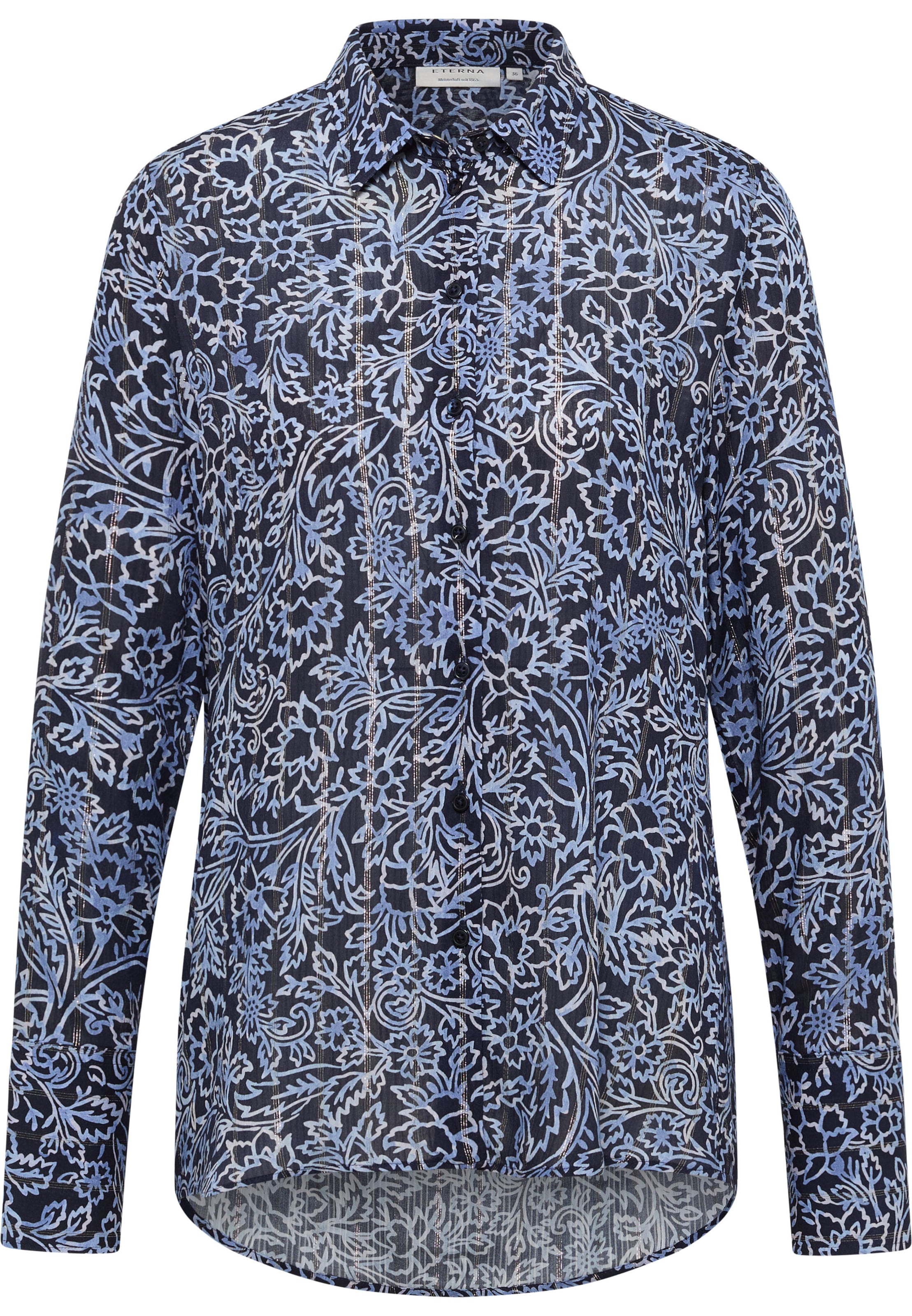 ETERNA Blouse in Blue: front