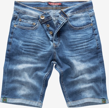 Rock Creek Shorts in Blau: predná strana