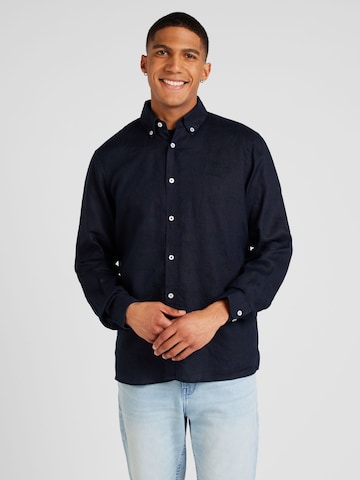 s.Oliver Regular fit Overhemd in Blauw: voorkant