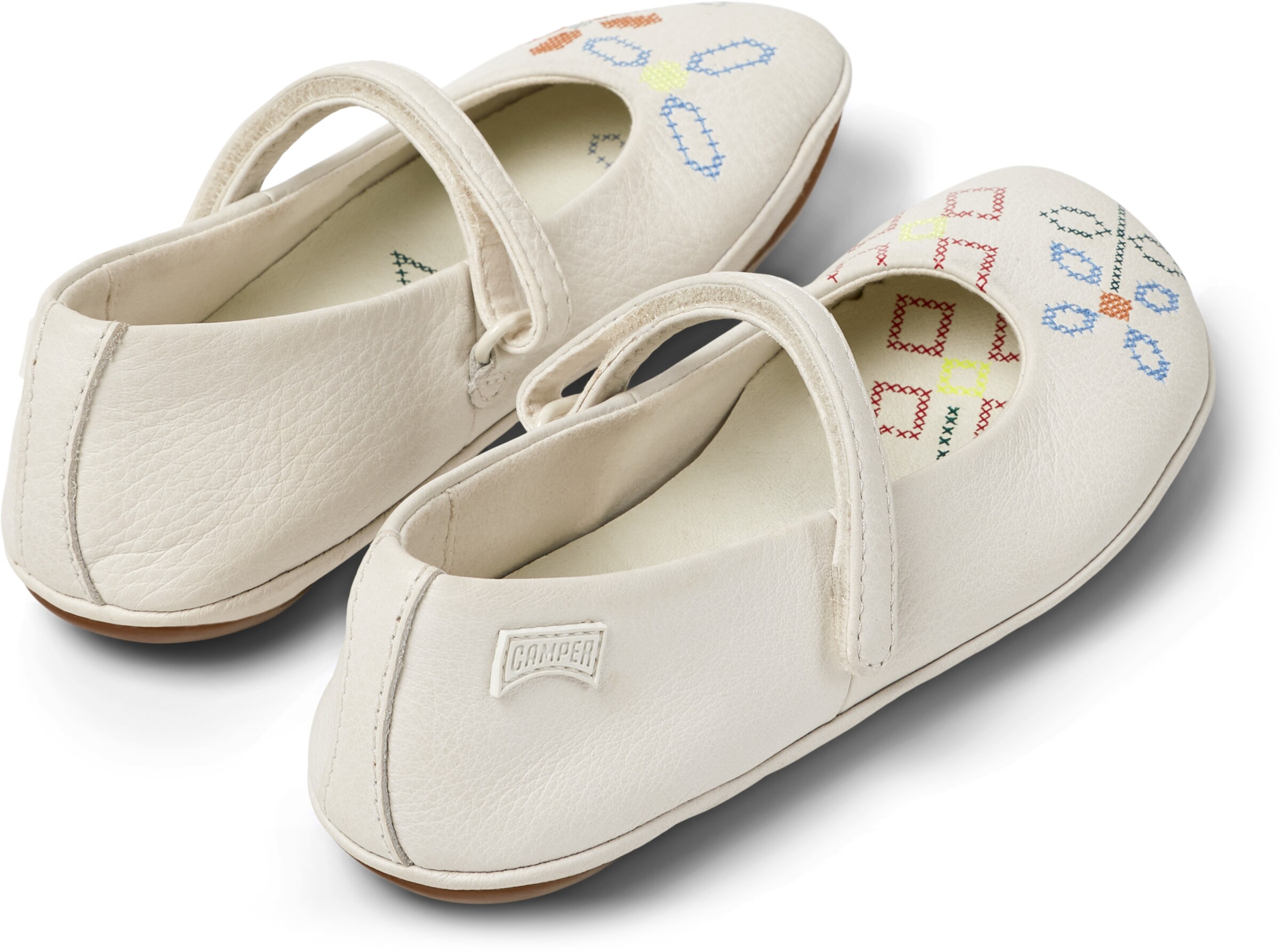 CAMPER Ballerina 'Right' in Weiß