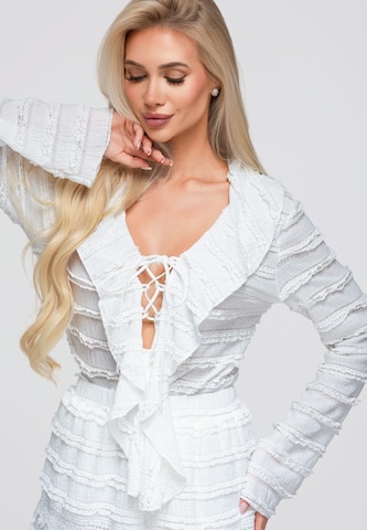 Ombre Shirt in White