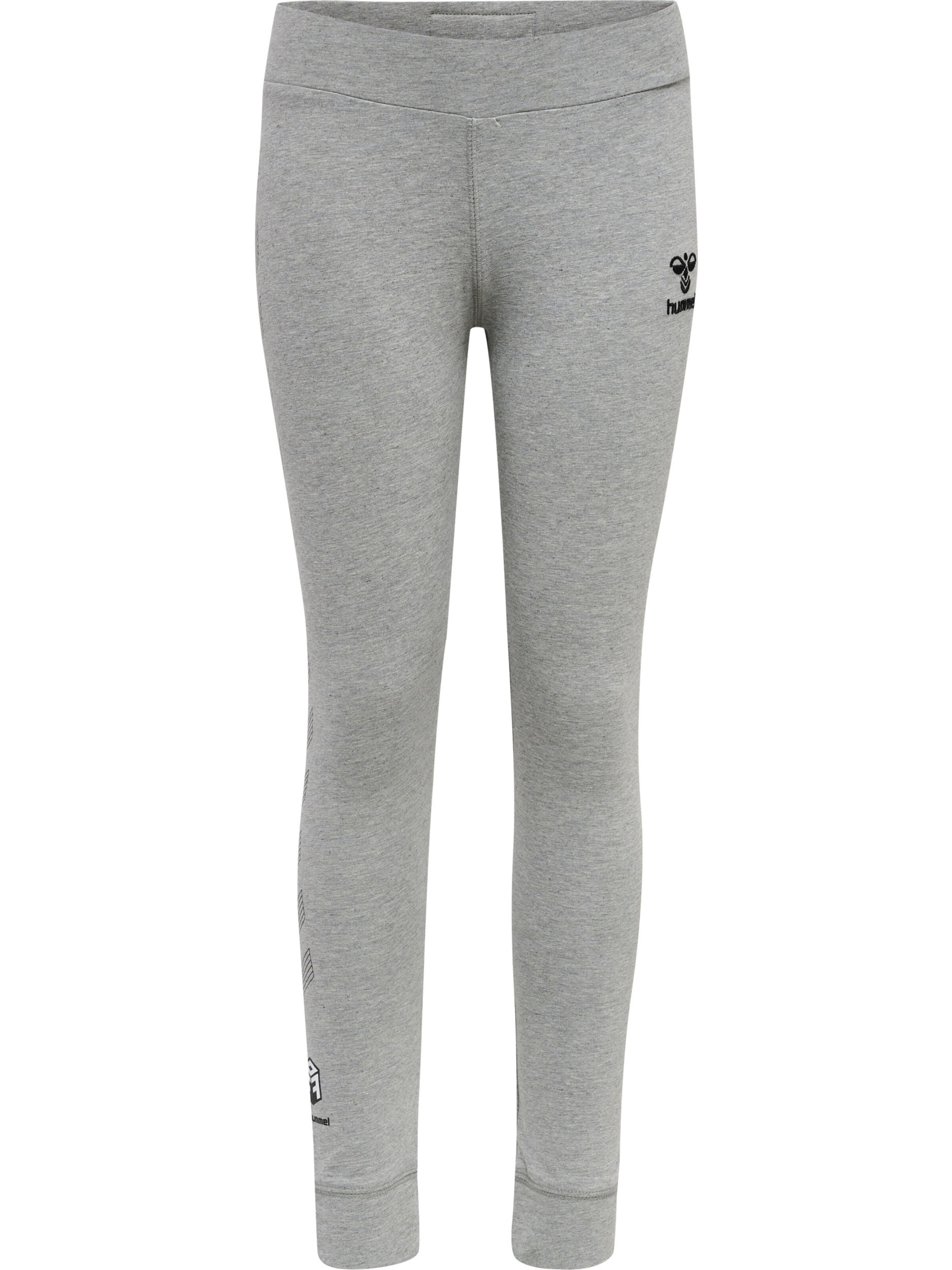 Hummel Skinny Sporthose in Grau: Vorderseite