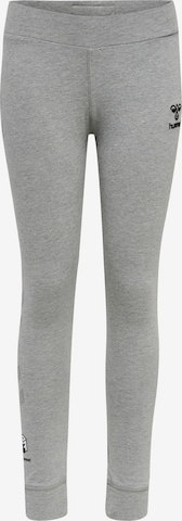 Hummel Workout Pants in Grey: front