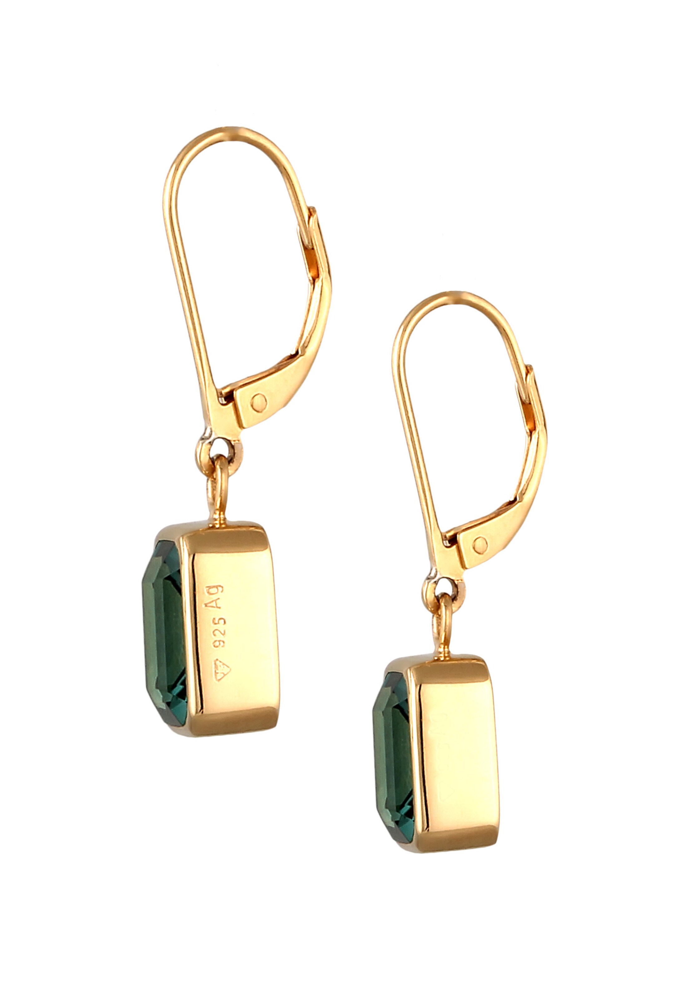 ELLI PREMIUM Ohrringe Quarz in Gold