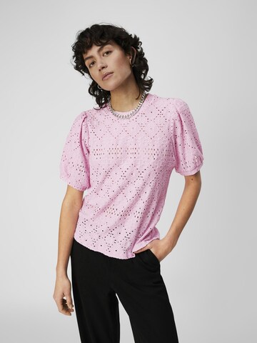 OBJECT Bluse 'FEODORA ' i pink: forside