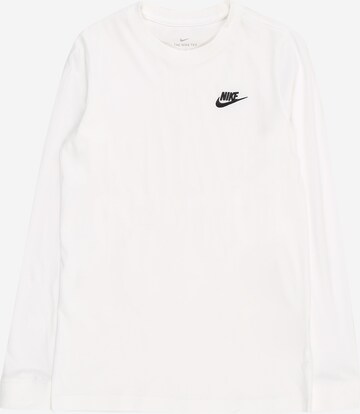 Nike Sportswear Shirt 'Futura' in Wit: voorkant