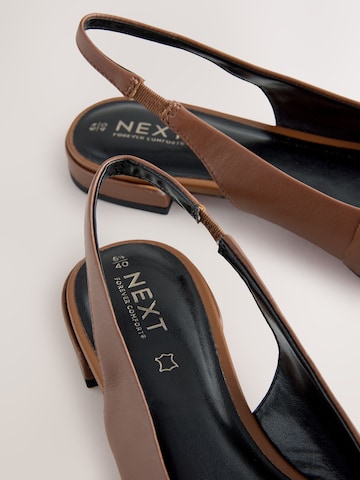 Ballerines à lanières 'Forever Comfort' Next en marron
