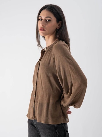 MND Bluse‌‌‌‌ in Braun