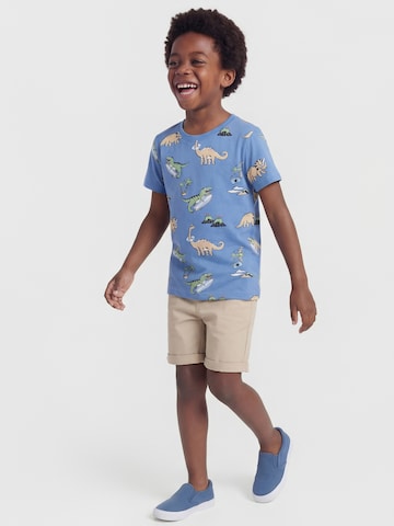 mėlyna Lindex Marškinėliai 'Dino': priekis