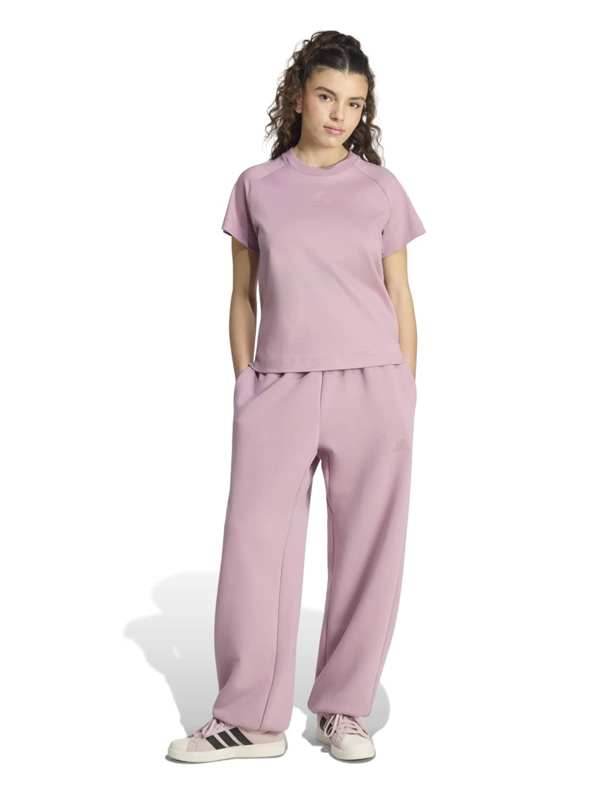 ADIDAS SPORTSWEAR - Camisa funcionais em roxo