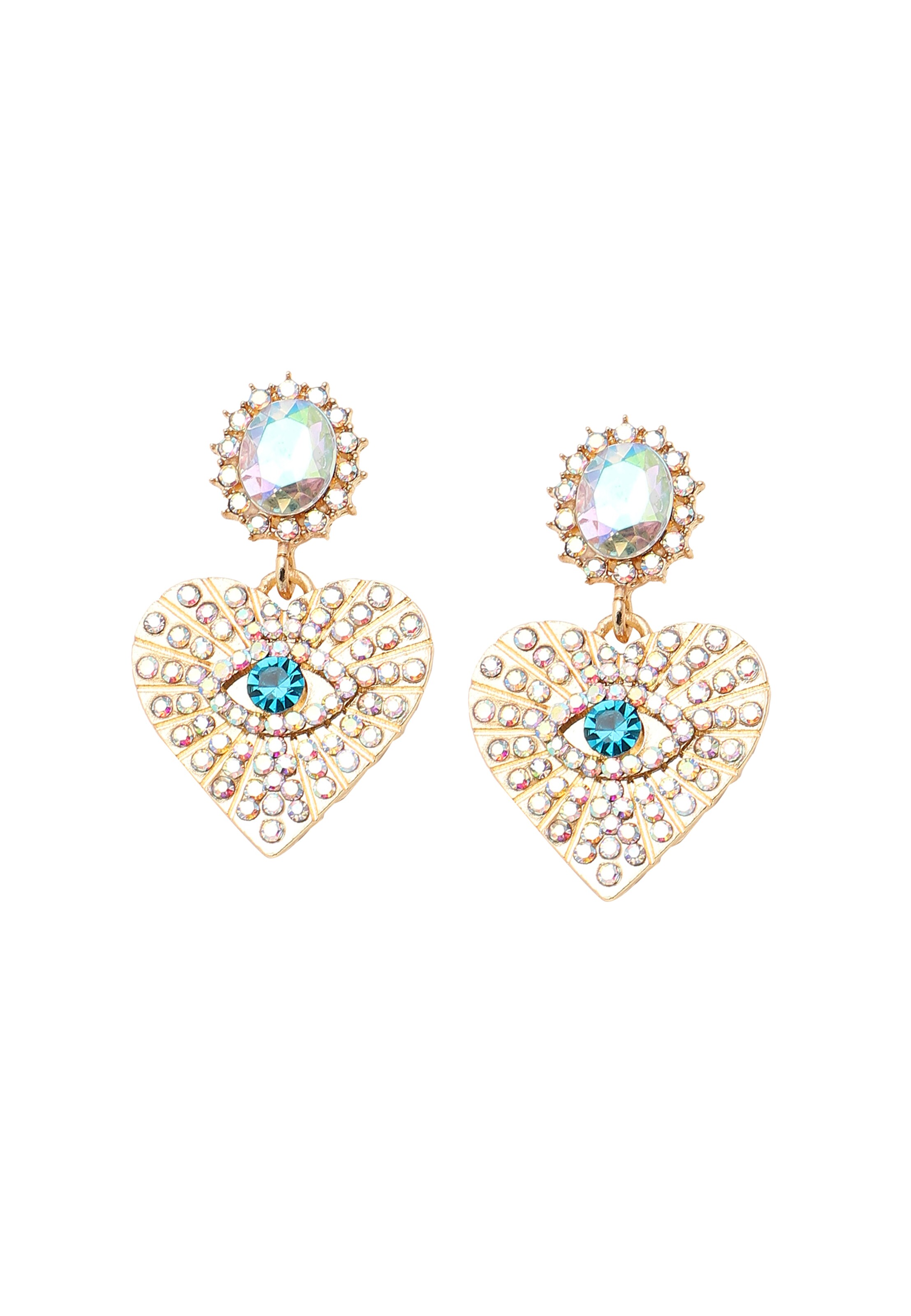 SOHI Серьги 'Fanny' в Серебристый: спереди