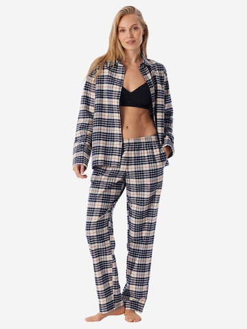 SCHIESSER Pajama ' X-Mas Gifting ' in Beige