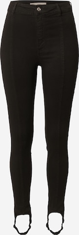 Gina Tricot Skinny Jeans 'Molly' in Black: front