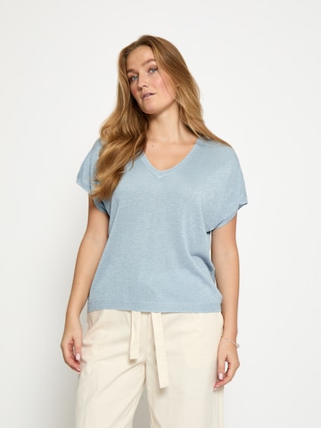 minus Shirt 'Carlina' in Blauw: voorkant