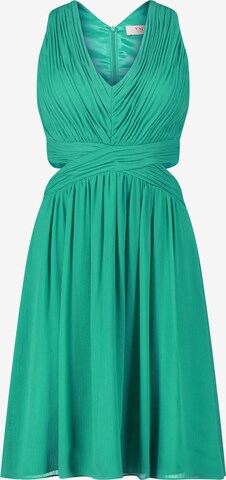 Robe de cocktail Vera Mont en vert : devant