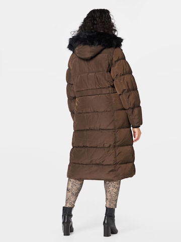 River Island Plus Wintermantel in Groen