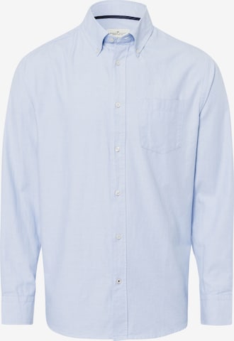 Cross Jeans Regular fit Button Up Shirt ' 35451 ' in Blue