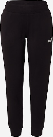 PUMA Спортивные штаны в Черный: спереди