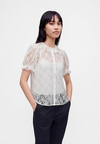 GAP Bluse in Weiß