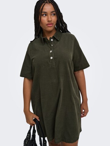 Abito camicia 'CARGry-Nessa' di ONLY Carmakoma in verde