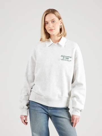 Abercrombie & Fitch Sweatshirt in Grijs: voorkant