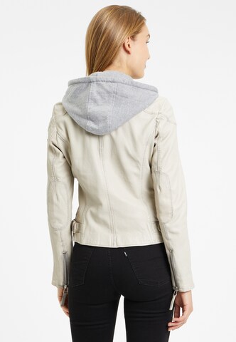 Gipsy by Mauritius Lederjacke 'Finja' in Beige