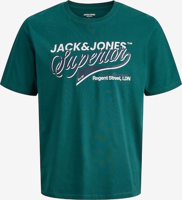 T-Shirt JACK & JONES en vert : devant