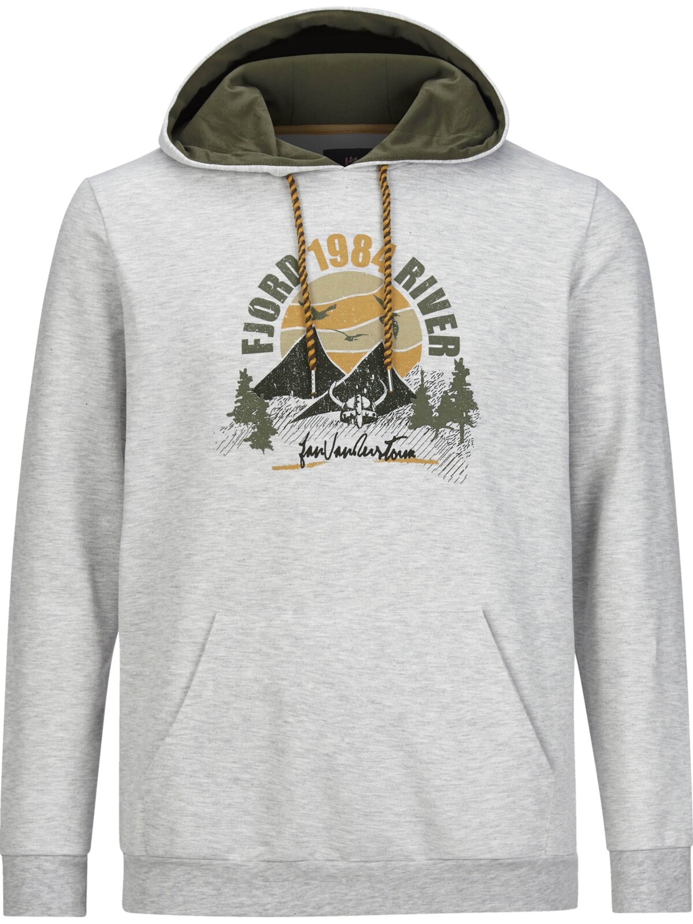 Jan Vanderstorm Sweatshirt 'Naver' in Beige: front