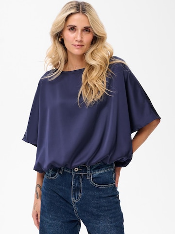 Blue Shadow Bluse‌‌‌‌‌ in Blau: Vorderseite