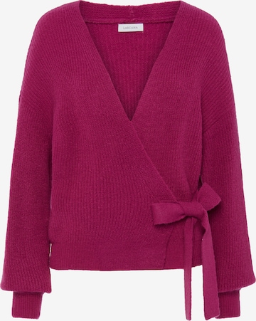 LASCANA Strickjacke in Pink: predná strana