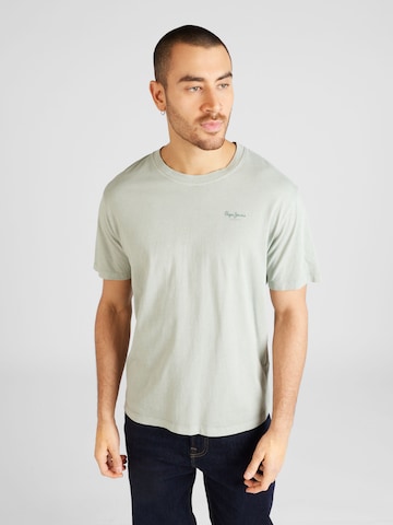 T-Shirt 'JACKO' Pepe Jeans en vert : devant