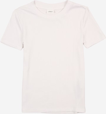 s.Oliver Тениска в бяло: отпред