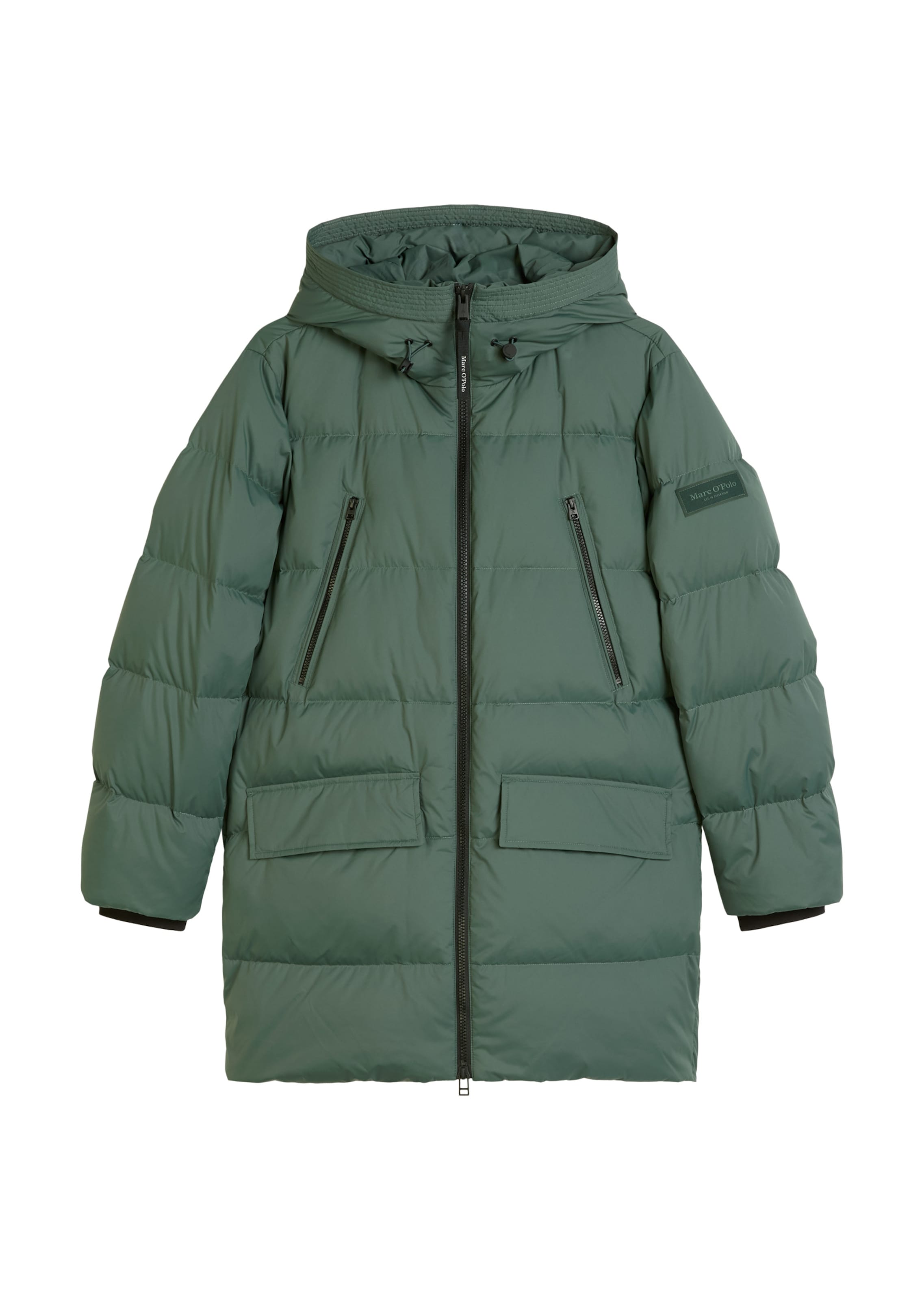 Marc O'Polo Winterjas in Groen: voorkant