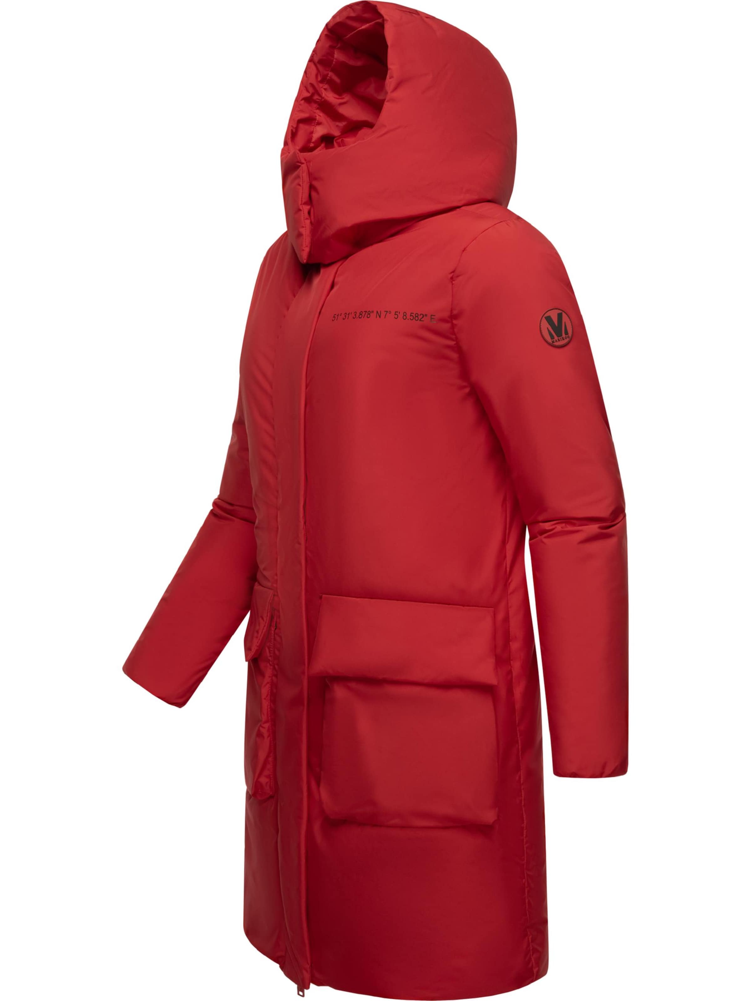 MARIKOO Χειμερινό παλτό 'Nanami 16' σε κόκκινο